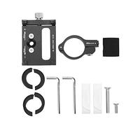 Hapivida Support de Téléphone pour Moto et Vélo, Support de Navigation, Pince à Griffe d'Aigle à Quatre Angles, Réglable, pour Guidon, Alliage d'Aluminium G-85 (Noire)