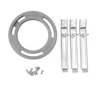 Hapivida Support trépied réglable en fer pour brûleur à huile, support de laboratoire avec base antidérapante, ur ajustable 5.9-8.7in pour expériences de chauffage