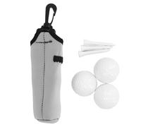 Hapivida T-Shirt de Golf Bol T-Share, Porte-Golf Portable avec 3 balles et 3 t-Shirts à Clip de Poche Gift Gift Men and Women Fans (Gris)
