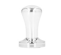 Hapivida Tamper à Café Inox 51mm Presse Café avec Manche | Tasse Café Inox 51mm Presse Uniforme Plane Poignée Confortable Nettoyage Eau Courante Usage Maison Bureau