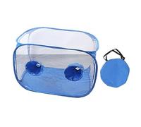 Hapivida Tente de Culture de Champignons, Boîte à Air Calme Portable et Pliable en PVC avec 2 Ports pour Bras, Conteneur de Culture de Champignons pour Étude et Recherche