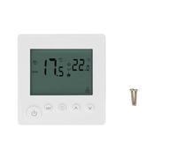 Hapivida Thermostat Intelligent 4500W, Contrôle Numérique de Température pour Chauffage de l'Eau et Plancher, Bouton Tactile, Mémoire de Réglage, AC90V-240V pour Maison, Bureau, Ce (Blanc)