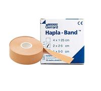 HAPLA-BAND 2.5cm x 10m (2 rouleaux) bandage coloré, fin, hypoallérgique élastique