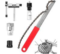 HaploS Outil de Démontage de Pignon 5 en 1, Demonte Cassette, Roue Libre Chaîne Fouet, Extracteur de Roue de Chaîne, Fouet À Chaîne pour Vélo, Roue Libre de Vélo pour Extracteur de Manivelle de Vélo