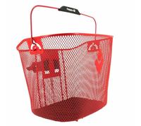 Hapo-G - Panier Acier XXL Jaune avec Fixation MTS3 - Capacité 19L - Charge Maximale 5kg - Anse de Portage Pratique - Tapis de Fond Amovible pour Protection - Installation Rapide en Un Clic