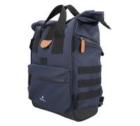 Hapo-G - Sacoche Arrière Roll-Top Convertible Sac à Dos - Medium 22L - Bleu - Étanche et Déperlant - Compartiment PC 15" - Fixation Porte-Bagages - Poches Multiples - Idéal Vélo & Quotidien