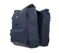 Hapo-G - Sacoche vélo Porte Bagage arrière - Waterproof - Capacité de 50L, 2 x 25L - Bleu - 33 x 16 x 61 cm - Accessoire vélo électrique (VAE), VTT, VTC, Ville