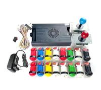 HAPP Pandora Saga DX 9800 en 1 Boîte Kit Copier SANWA Joystick, Bouton poussoir DIY Arcade Machine Maison Cabinet avec Tutoriel (Multi)