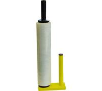 HAPPEL Dérouleur de film étirable de 450 - 500 mm en métal réglable jaune