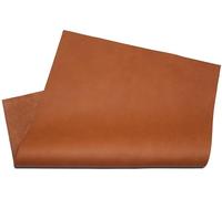 HAPPER STUDIO Cuir de vachette épais de 1,3 à 1,5 mm pour le bricolage, l'artisanat et la réparation. Cuir de vachette épais (marron clair, A5, 14,8 x 21 cm)