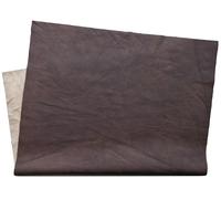 HAPPER STUDIO Découpe en cuir pour bricolage, bricolage, artisanat et réparation. Cuir de vachette épais de 1,3 à 1,5 mm (cafee, A4 21 x 29,7 cm)