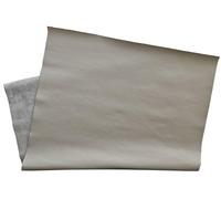 HAPPER STUDIO Découpe en cuir pour bricolage, bricolage, artisanat et réparation. Cuir de vachette épais de 1,3 à 1,5 mm (gris pierre, A4, 21 x 29,7 cm)
