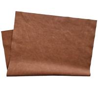 HAPPER STUDIO Découpe en cuir pour bricolage, bricolage, artisanat et réparation. Cuir de vachette épais de 1,3 à 1,5 mm (Saddle Brown, A5, 14,8 x 21 cm)