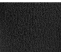 HAPPERS 1 Mètre de Simili Cuir pour tapisserie pas cher Largeur 140cm, Artisanat, Coussins ou doublure D'Objets. Vente de simili cuir au Mètre. Luna Couleur Noir