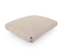 Happers Coussin de Sol Toldotex Anti-Taches poluvalent pour extérieur, Banc, canapé palettes, Chill Out - uni Brut 60 x 80 cm