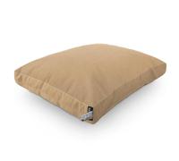 Happers Coussin de Sol Toldotex Anti-Taches Polyvalent pour extérieur, Banc, canapé palettes, Chill Out - uni Beige 60 x 80