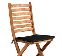 HAPPERS Coussin Garden carré Tailles Único Noir