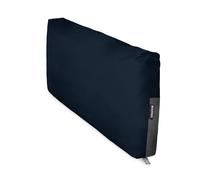 Happers Coussin Imperméable et Déhoussable pour Palette en Similicuir Bleu Fonçé 120x45x20