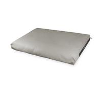 Happers Coussin Imperméable et Déhoussable pour Palette en Similicuir Gris Clair 120x80x20