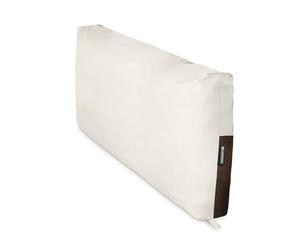 Happers Coussin Palette en Naylim Imperméable pour Extérieur 120x45 Écru