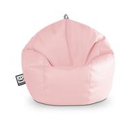 Happers Pouf Enfant Simili Cuir Intérieur Rose