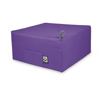 Happers Pouf Lit d'Appoint. Futon ou Matelas Pliable avec Housse Lilas