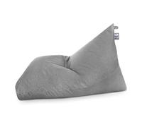 Happers Pouf Pyramide XL Naylim Mat Gris Clair pour Extérieur avec Rembourrage Inclus
