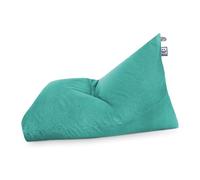 Happers Pouf Pyramide XL Naylim Mat Turquoise pour Extérieur avec Rembourrage Inclus