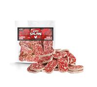 HAPPET Friandises pour chiens avec salami et poulet - Doux et riche en protéines avec collagène pour des articulations solides et des poils sains - Traitements naturels pour toutes les races - 500 g