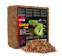 HAPPET Substrat en croustilles de coco de 2 kg - Substrat naturel et écologique pour reptiles, amphibiens, invertébrés et plantes tropicales, garde l'humidité et réduit les odeurs