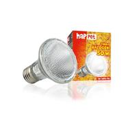 Happet Terra Ampoule Halogène 50W E27 pour Terrarium - Éclairage Jour avec Chaleur & UVA pour Reptiles, Dragons Barbus, Caméléons & Lézards, Spot Chauffant