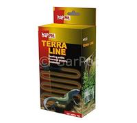 Happet Terra Line Câble chauffant 15 W 3 m pour terrarium, vivarium, aquarium, câble chauffant en silicone étanche pour chauffage au sol pour reptiles, amphibiens et poissons