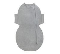 happiest baby Couverture d'emmaillotage SNOO Sack Comforter - Cotton 100% bio - Favorise un développement sain des hanches (Gris, Très Grand)