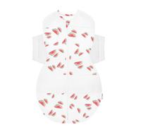 happiest baby Couverture d'emmaillotage SNOO Sack - Cotton 100% bio - Favorise un développement sain des hanches (Ivoire Motif Pastèques, Moyen)