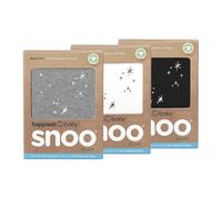 Happiest Baby Lot de 3 draps-Housses de Berceau 100% Coton Bio pour Matelas de Berceau SNOO (Gris, Ivoire, Noir)