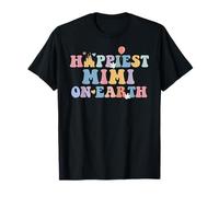 Happiest Mimi On Earth, fête des mères, voyage en famille assorti T-Shirt