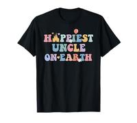 Happiest Oncle On Earth, fête des pères, voyage en famille assorti T-Shirt