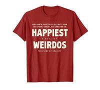 Happiest Pack of Weirdos Funny Christmas T-Shirt