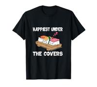 Happiest Under The Covers Dormant Sushi Kawaii Food T-Shirt
