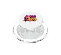 Happily Divorced Graffiti Street Graphic Fête de Divorce Amusante PopSockets PopGrip pour MagSafe