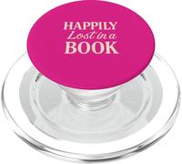Happily Lost in a Book Reading Lover Rat de bibliothèque PopSockets PopGrip pour MagSafe