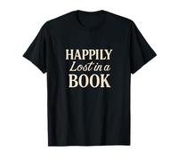 Happily Lost in a Book Reading Lover Rat de bibliothèque T-Shirt