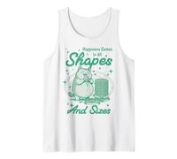 Happiness Comes in All Shapes and Sizes Funny Meme Cat Débardeur
