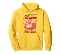 Happiness Comes in All Shapes and Sizes Funny Meme Cat Sweat à Capuche
