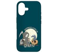 Happiness Comes in Graves Jeu de Mots d'halloween Coque pour iPhone 17