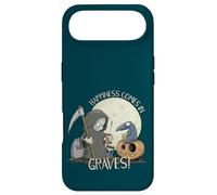 Happiness Comes in Graves Jeu de Mots d'halloween Coque pour iPhone Air