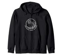 Happiness Comes in Waves Summer Vacation Citation Sweat à Capuche