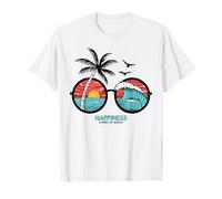 Happiness Comes in Waves T-Shirts Graphiques Fantaisie et Designs Cool T-Shirt