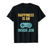 Happiness Inside Job Graphique de jeu en santé mentale T-Shirt