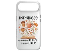 Happiness is a Cup of Coffee and a Good Book Coffee & Books Coque pour iPhone Air